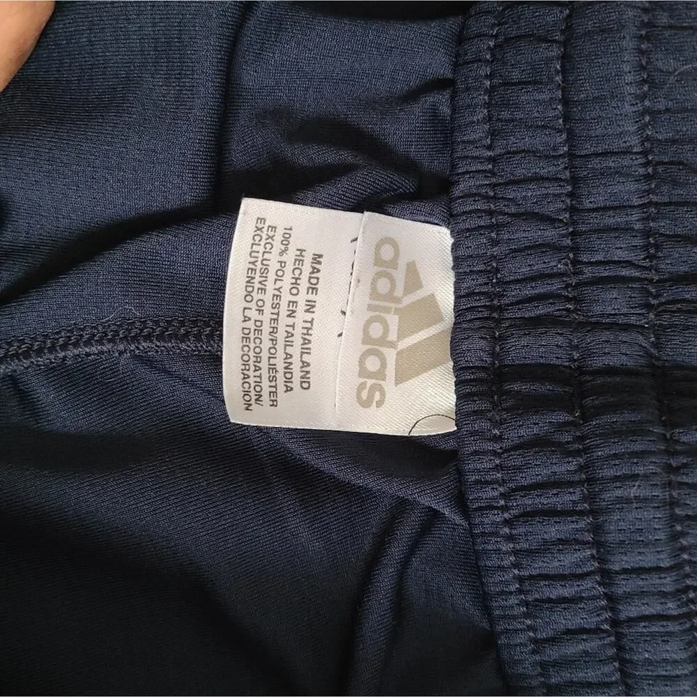 Adidas Navy Blue And‎ Green Athletic Shorts Boys Size XL